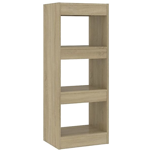 vidaXL Bücherregal Bücherregal/Raumteiler Sonoma-Eiche 40x30x103 cm günstig online kaufen