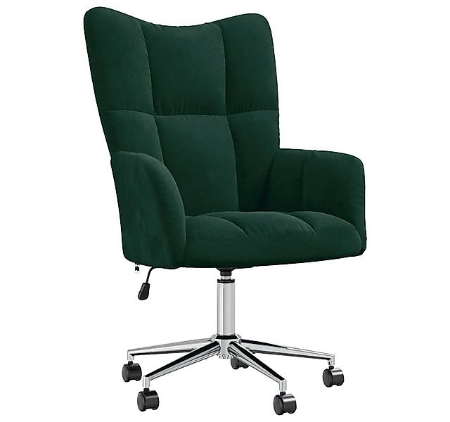 vidaXL Sessel Relaxsessel Dunkelgrün Samt (1-St) günstig online kaufen