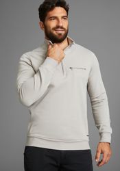 Bruno Banani Sweatshirt mit Troyer Kragen günstig online kaufen