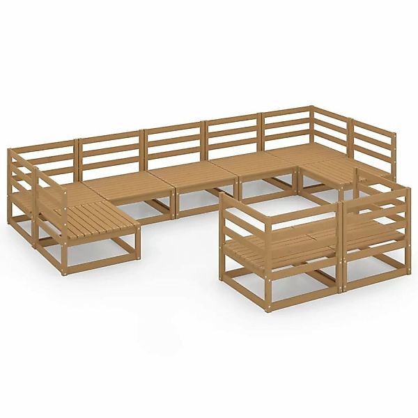 vidaXL 9-tlg Garten-Lounge-Set Massivholz Kiefer Modell 40 günstig online kaufen