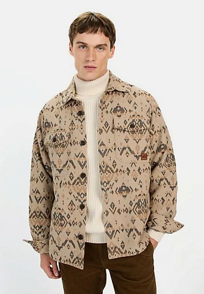 camel active Hemdjacke mit Jacquard-Muster günstig online kaufen