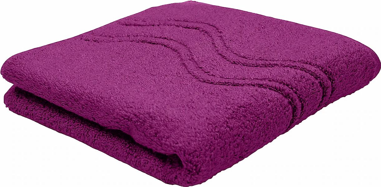 ROSS Handtuch "Cashmere feeling" 100% Baumwolle, mit Wellen-Bordüre, große günstig online kaufen