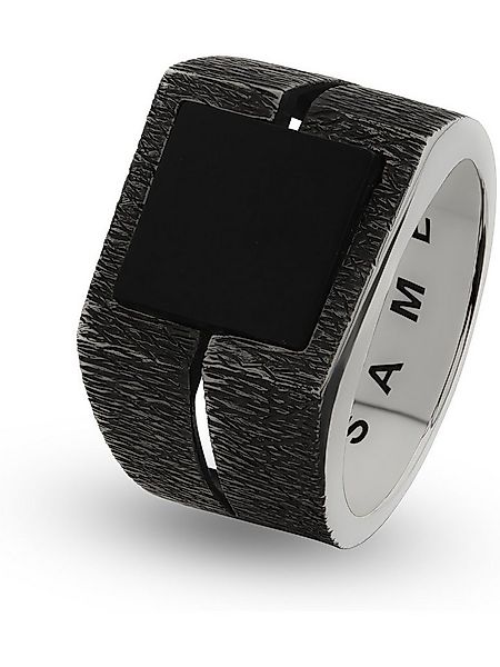 UNSAME Fingerring UNSAME Herren-Herrenring 925er Silber 1 Onyx, Onyx günstig online kaufen