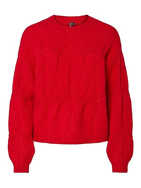 pieces Strickpullover PCJENNA LS O-NECK CABLE KNIT NOOS BC günstig online kaufen
