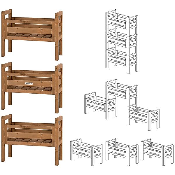 needs&wants® Blumenständer Pflanzenständer Blumentreppe Pflanzenregal Blume günstig online kaufen