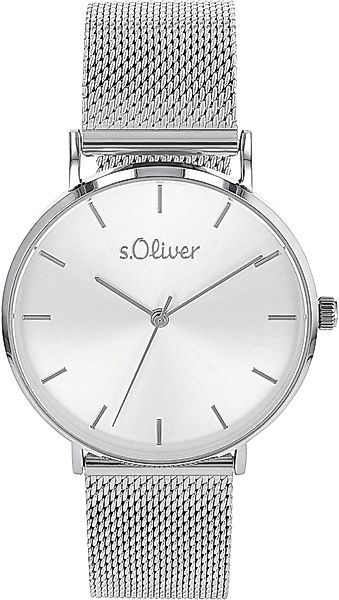 s.Oliver Quarzuhr 2033515, Armbanduhr, Damenuhr, analog, günstig online kaufen