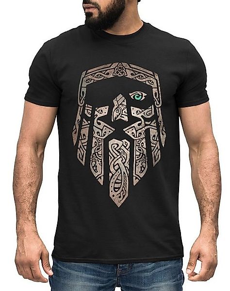 Neverless Print-Shirt Herren T-Shirt Odin Gott günstig online kaufen