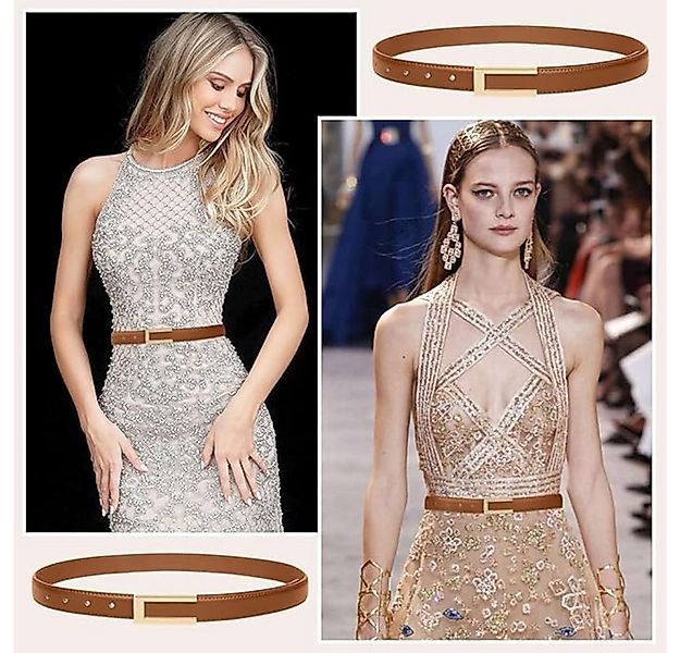 Coonoor Taillengürtel Damen Verstellbarer Schmaler Taillengürtel,Retro Dünn günstig online kaufen