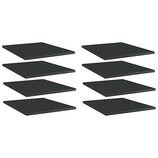 Bücherregal-bretter 8 Stk. Hochglanz-schwarz 40x50x1,5 Cm günstig online kaufen