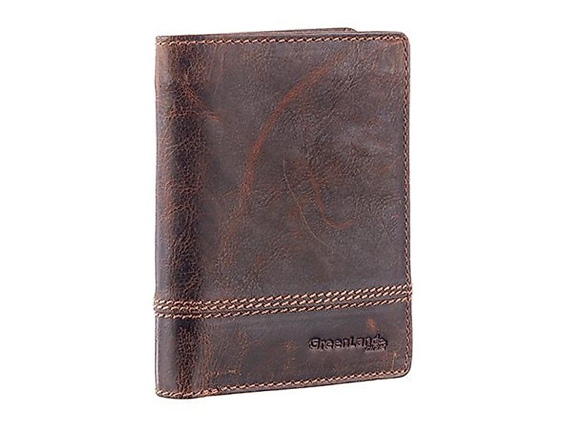 GreenLand Nature Geldbörse Classic, aus Leder mit schöner Ziernaht günstig online kaufen