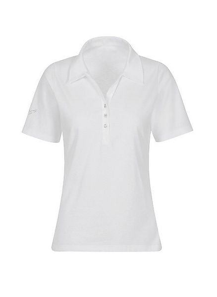 Trigema Poloshirt TRIGEMA Poloshirt aus Baumwolle mit Kristallsteinen (1-tl günstig online kaufen