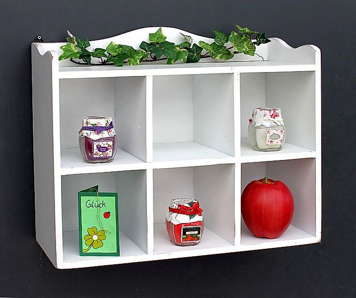 DanDiBo Wandregal Setzkasten 12020 Regal 40 cm Vintage Shabby Landhaus Küch günstig online kaufen