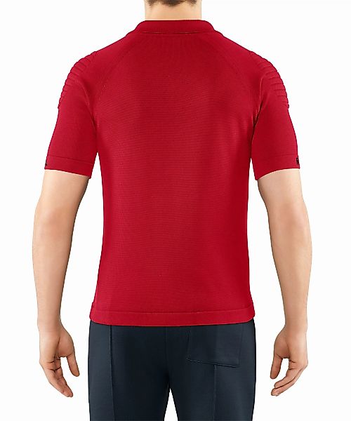 FALKE Herren Polo-Shirt, S, Rot, Uni, Baumwolle, 60087-878401 günstig online kaufen