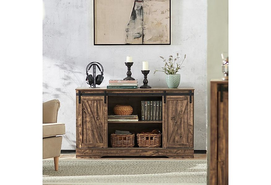 SoBuy Sideboard FSB60, Kommode Küchenschrank Flurschrank Beistellschrank Si günstig online kaufen