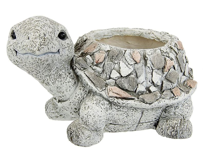 I.GE.A. Pflanzkübel Schildkröte aus Magnesia (1 St), Blumentopf Kübel Blume günstig online kaufen
