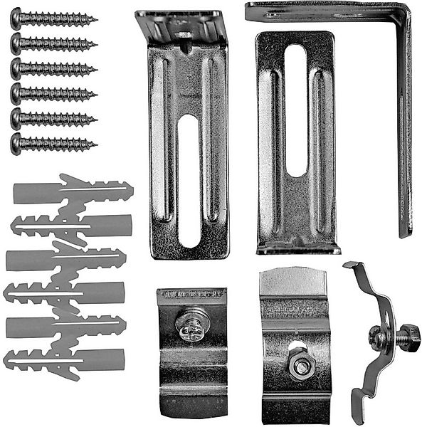 Liedeco Flächenvorhangschiene, 3-läufig im Fixmaß, inklusive Paneelwagen günstig online kaufen