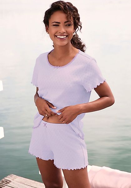 Vivance Dreams Shorty Packung, 3-teilig, mit romantischem Ajourmuster günstig online kaufen