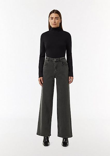 Comma 5-Pocket-Jeans Jeans mit Wide Leg günstig online kaufen