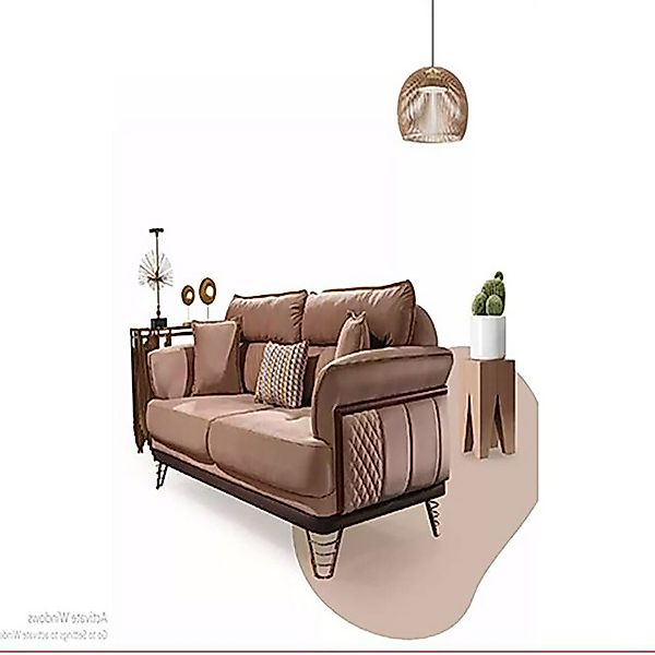 Xlmoebel 3-Sitzer Luxuriöses modernes Wohnzimmer-Sofa in Beige für drei Per günstig online kaufen