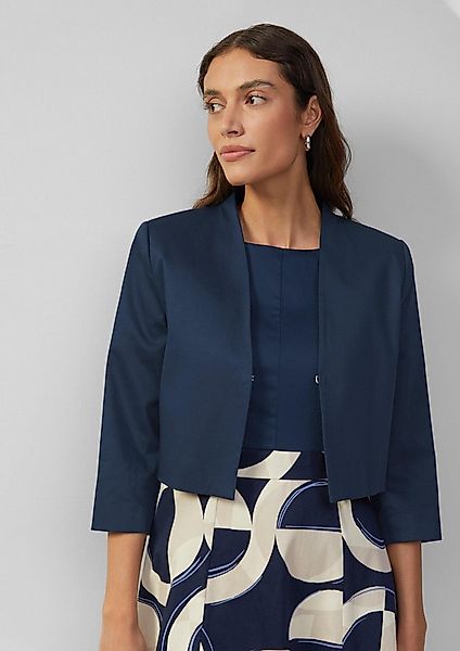 s.Oliver Jackenblazer Indoor-Blazer Verkürzter Blazer mit 3/4-Ärmeln günstig online kaufen
