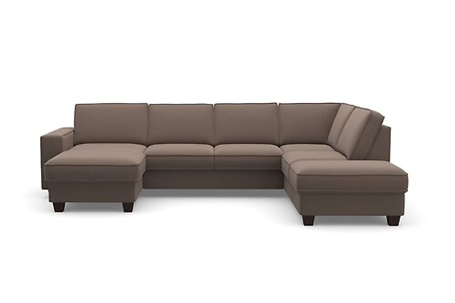 Home affaire Wohnlandschaft »County U-Form« wahlweise Ottomane links oder r günstig online kaufen