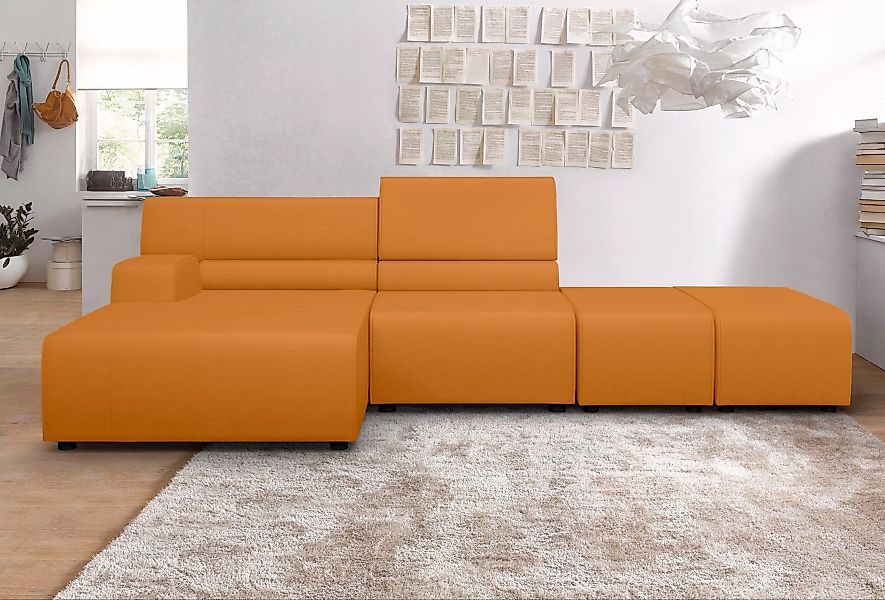 Egoitaliano Ecksofa "Babouche, Designsofa mit außergewöhnlichem Sitzkomfort günstig online kaufen