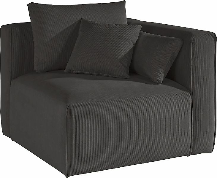 Home affaire Sofa-Eckelement "Comfine", Modul-Ecke zur indiviuellen Zusamme günstig online kaufen
