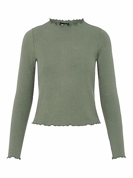 pieces Langarmshirt PCNicca (1-tlg) Rüschen günstig online kaufen