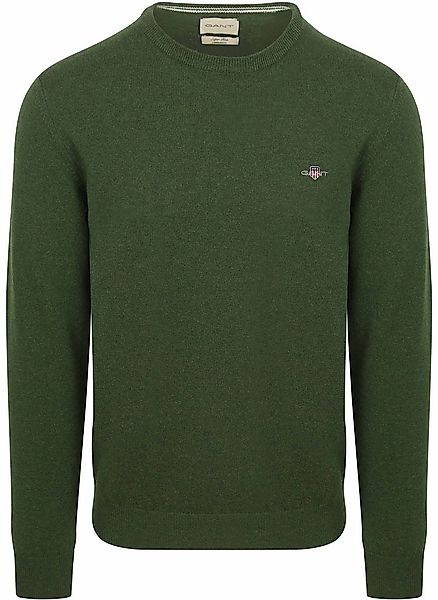 Gant Pullover Lammwolle Moosgrün - Größe L günstig online kaufen