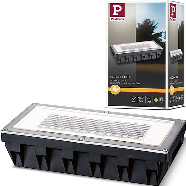Paulmann Solar Box LED-Bodeneinbauleuchte 20x10cm günstig online kaufen