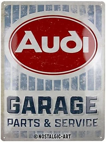 Nostalgic-Art Metallschild Nostalgic-Art - Blechschild 30 x 40 cm - Audi - günstig online kaufen