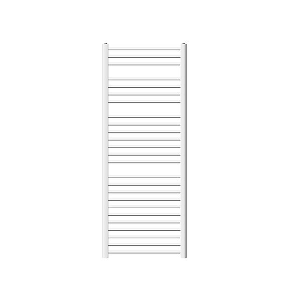 LuxeBath Badheizkörper 600x1500 mm Weiß Gebogen mit Seitenanschluss günstig online kaufen