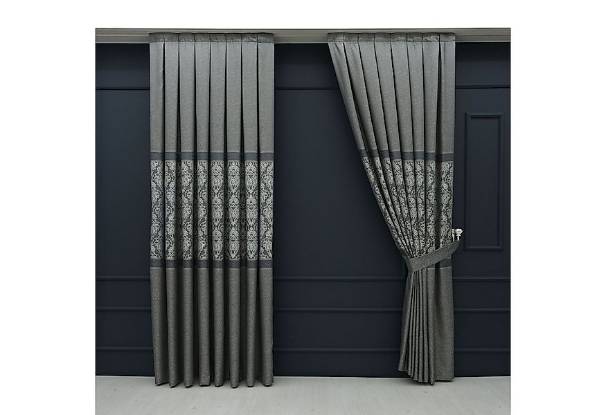 Gardinen by Justyna Vorhang 2er Fon Seiten Schal Set (4 St), Kräuselband, a günstig online kaufen