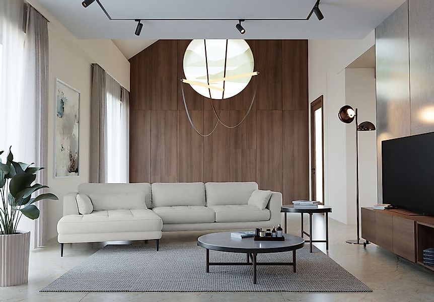 TRENDMANUFAKTUR Ecksofa "Luzi, wahlweise mit Schlaffunktion & Bettkasten. O günstig online kaufen