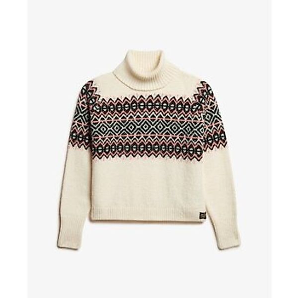 Superdry  Pullover Pull jacquard à col roulé femme günstig online kaufen