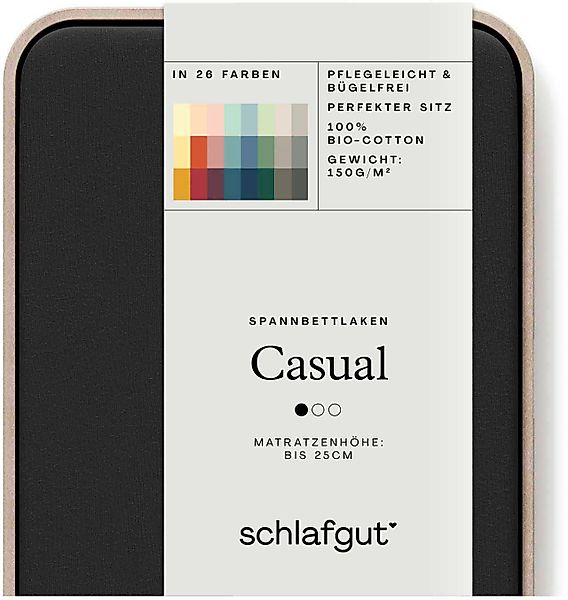 Schlafgut Spannbettlaken CASUAL u.a. in Gr. günstig online kaufen
