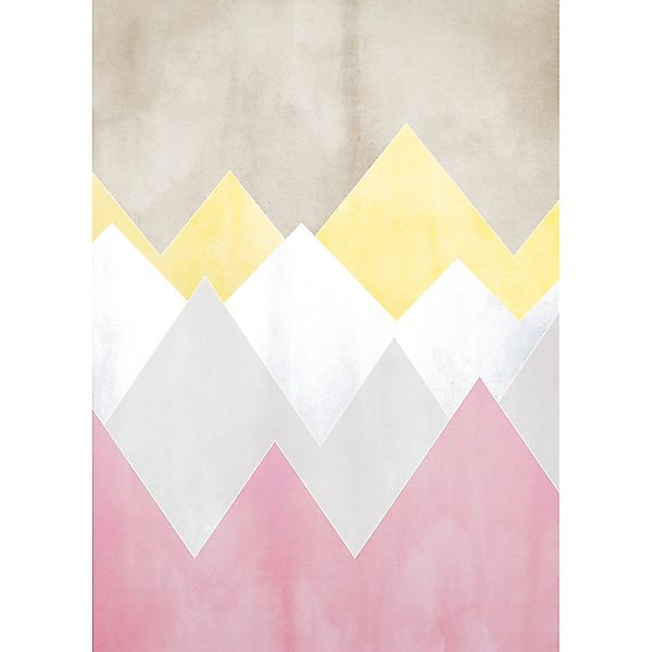 Komar Wandbild  Sunrise Mountain Spring 40 x 50 cm günstig online kaufen