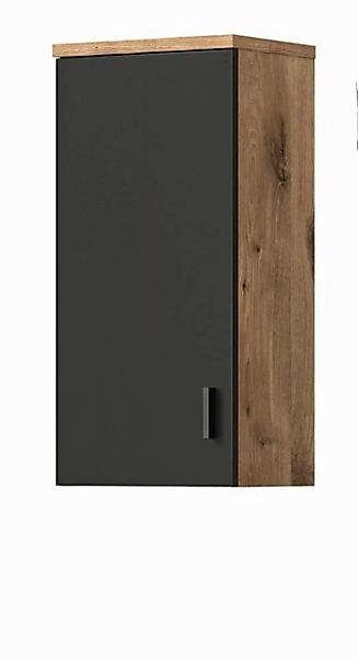 Inn.Furn Hängeschrank Oderzo (Badschrank in Eiche und grau, 37 x 75 cm) Sof günstig online kaufen