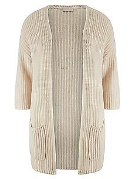 Strickjacke 3/4-Arm include beige günstig online kaufen