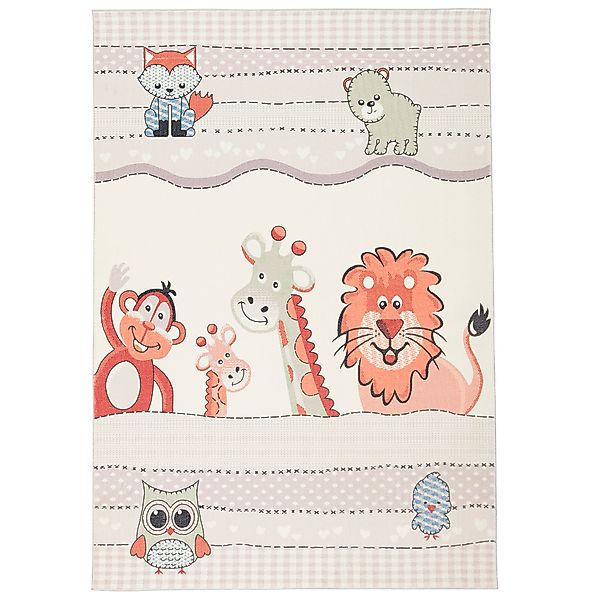 Pergamon Kinderteppich Fellteppich Plush Kids Tierwelt, günstig online kaufen