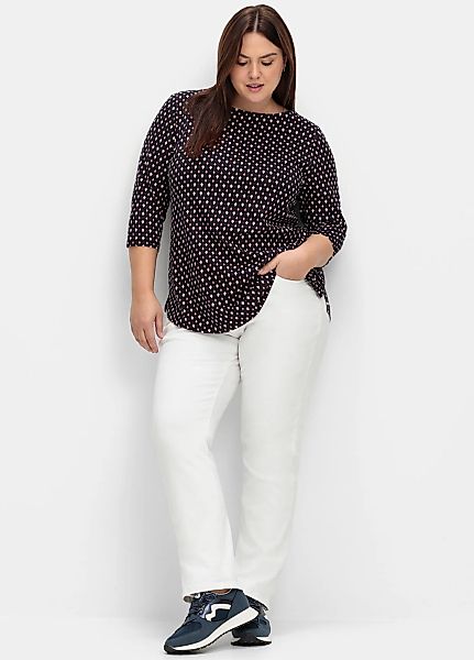 Sheego 3/4-Arm-Shirt "3/4-Arm-Shirt", (1 tlg.) günstig online kaufen