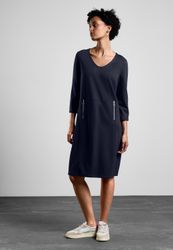 STREET ONE Sweatkleid Eingrifftaschen knielang günstig online kaufen