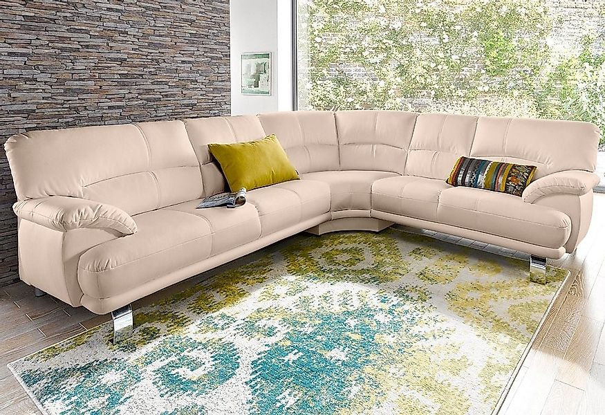 TRENDMANUFAKTUR Ecksofa "Cecilia in italienischem Design, modern und komfor günstig online kaufen