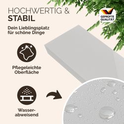 Casaria Wandboard, Weiß Hängeregal mit Halterung günstig online kaufen