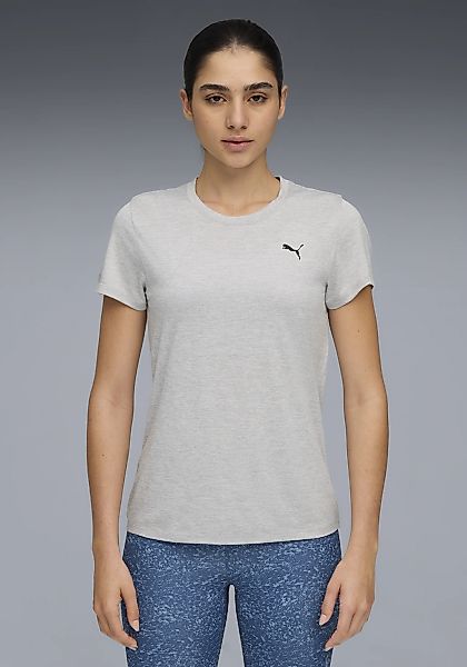 PUMA Trainingsshirt "W TAD ESSENTIAL HEATHER TEE" gerade Passform mit Seite günstig online kaufen