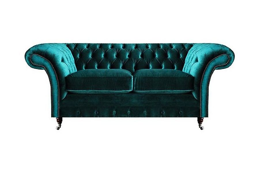 Xlmoebel Chesterfield-Sofa Luxuriöses Designer-Zweisitzer-Sofa in Grün für günstig online kaufen