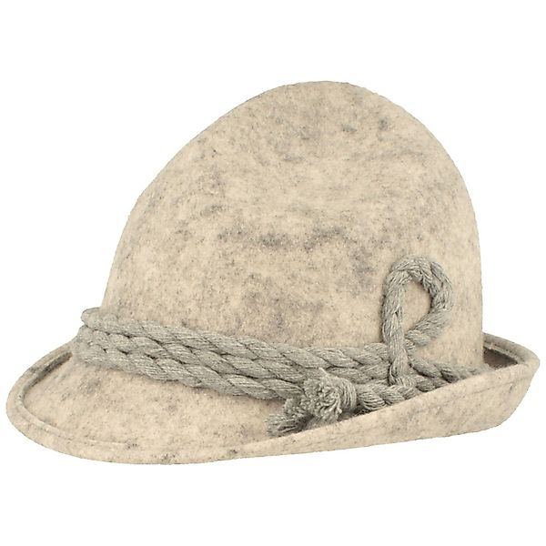 Breiter Trachtenhut Schmaler Spitzkopf mit Wollkordel günstig online kaufen