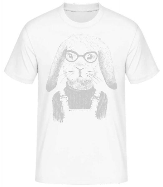 Hipster Hase · Männer Basic T-Shirt günstig online kaufen