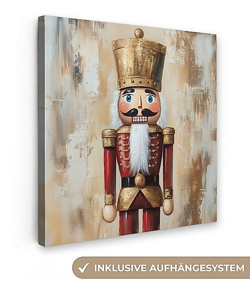 OneMillionCanvasses® Leinwandbild Weihnachten - Puppe - Abstrakt, Fotodruck günstig online kaufen