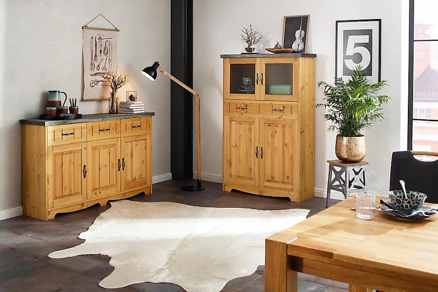 Home affaire Sideboard "Trinidad Antique", Kommode, 148 cm, FSC zertifizier günstig online kaufen